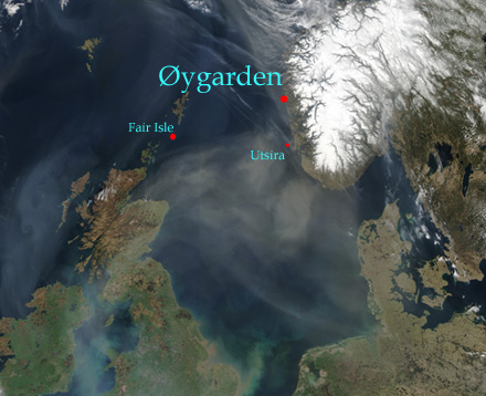 Location of Øygarden